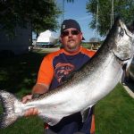 Salmon Fishing in Muskegon Lake